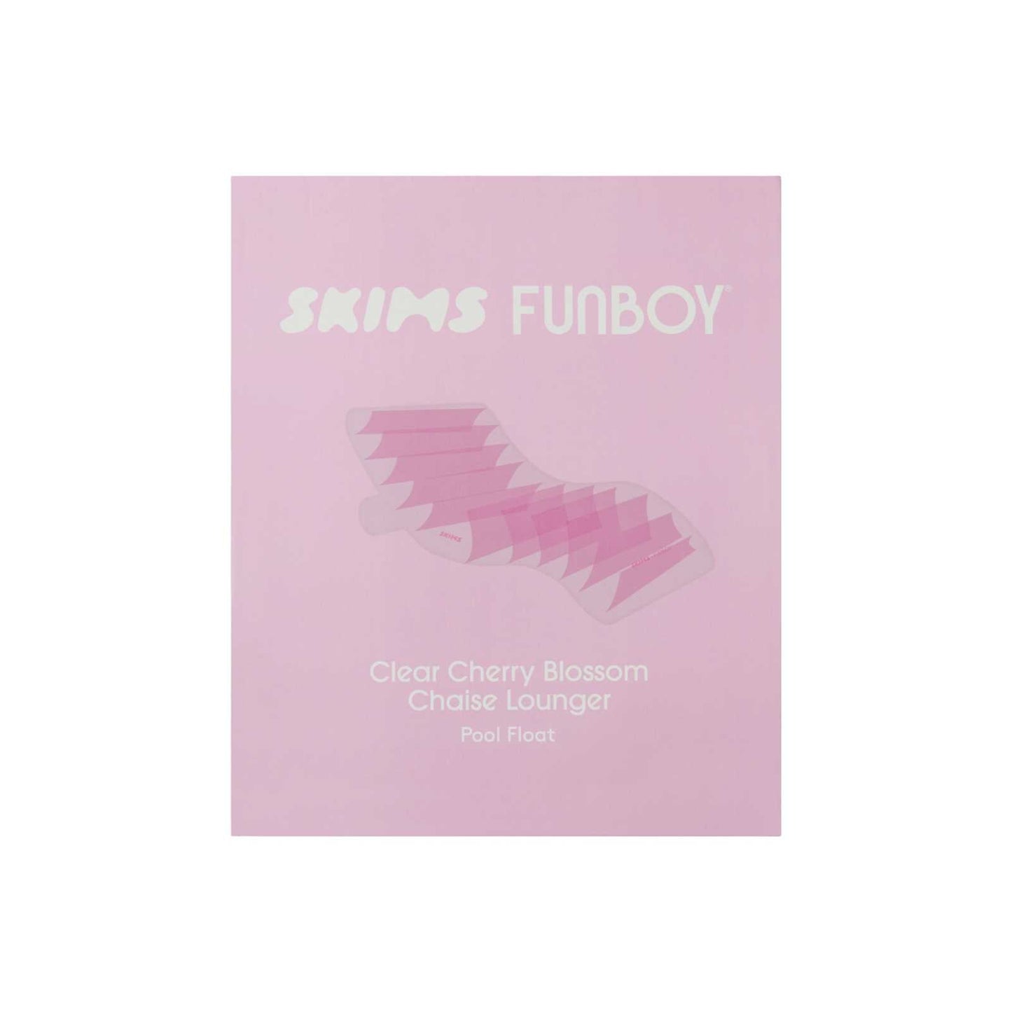 Funboy Signature | SKIMS x FUNBOY Cherry Blossom Clear Chaise Lounger