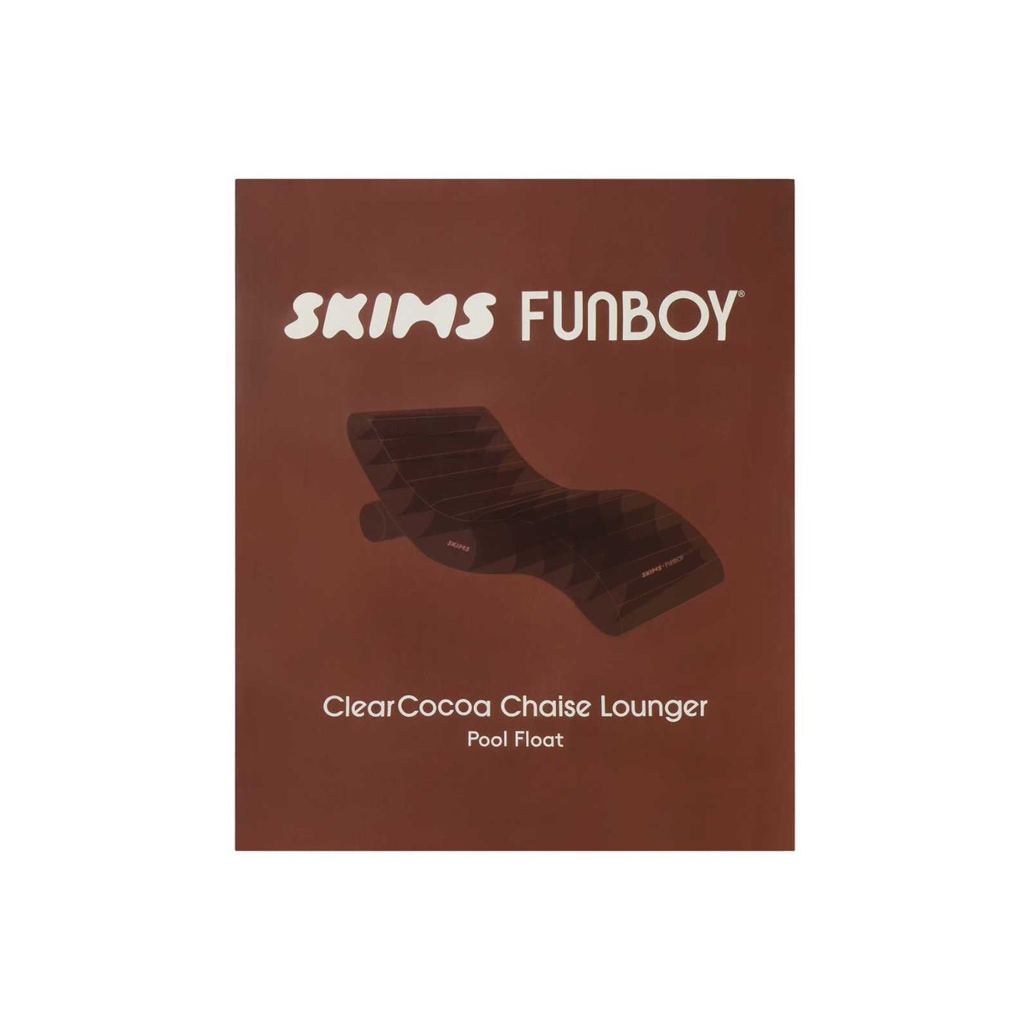 Funboy Essential | SKIMS x FUNBOY Cocoa Clear Chaise Lounger