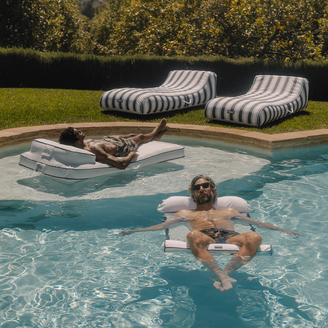 Funboy Essential | Premium Fabric Pool Hammock - White