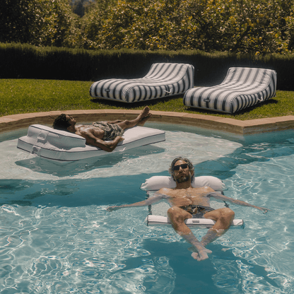 Funboy Essential | Premium Fabric Pool Hammock - White