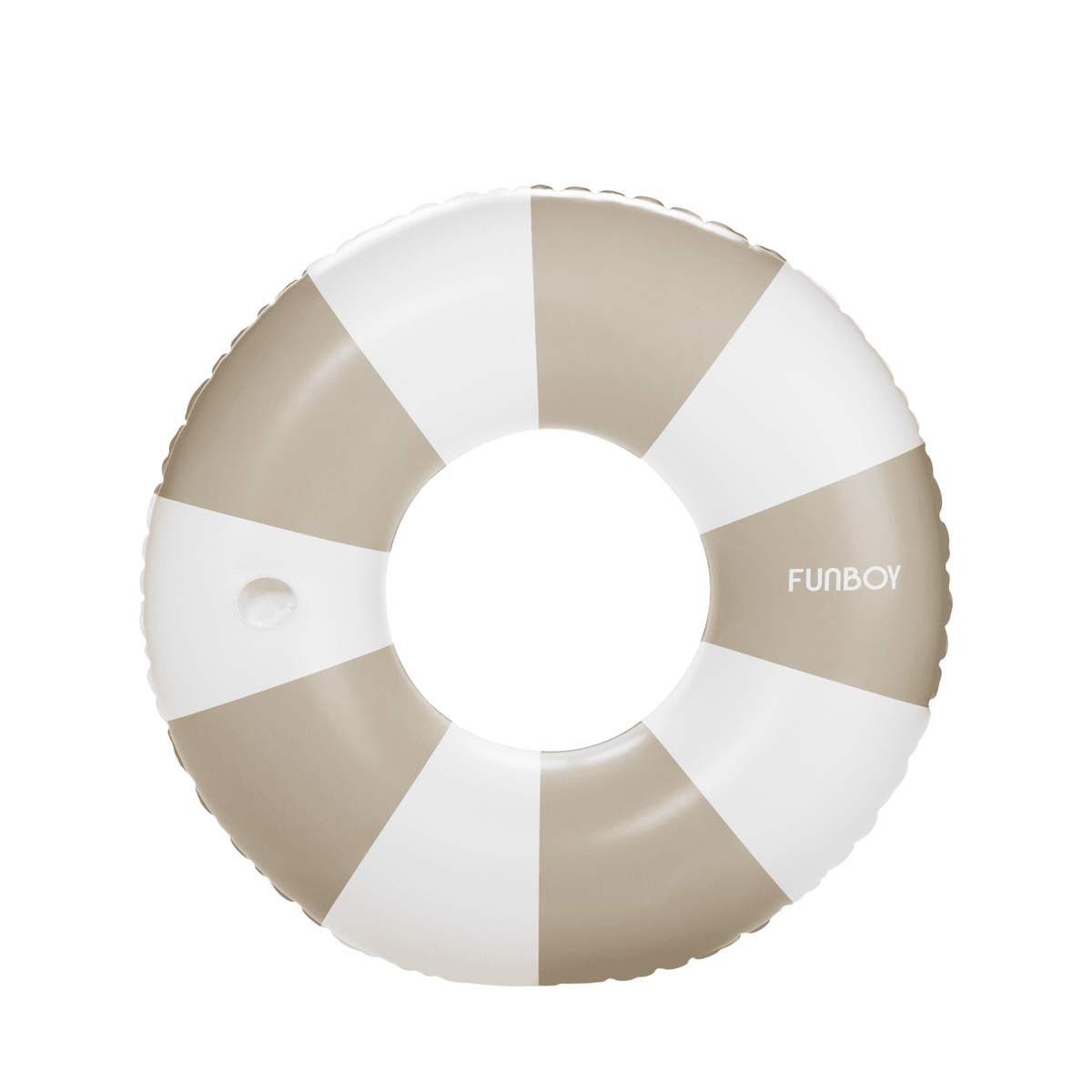 Funboy Classic | Khaki Vintage Stripe Classic Ring Tube Float
