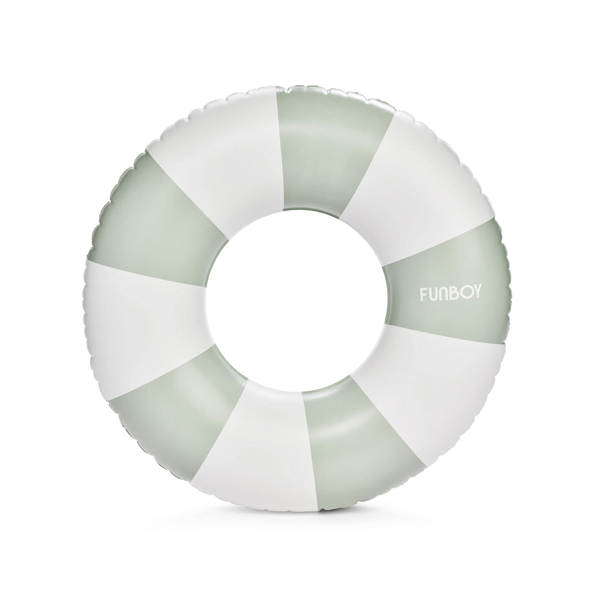 Funboy Trending | FUNBOY Vintage Sage Stripe Inflatable Kids Pool Float Tube 34"