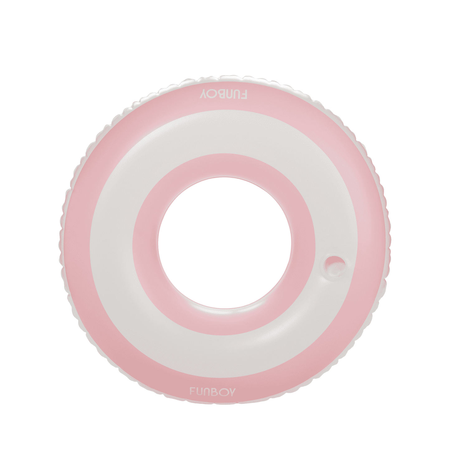 Funboy Best Seller | Pool Tube Float: Pink & White, Striped
