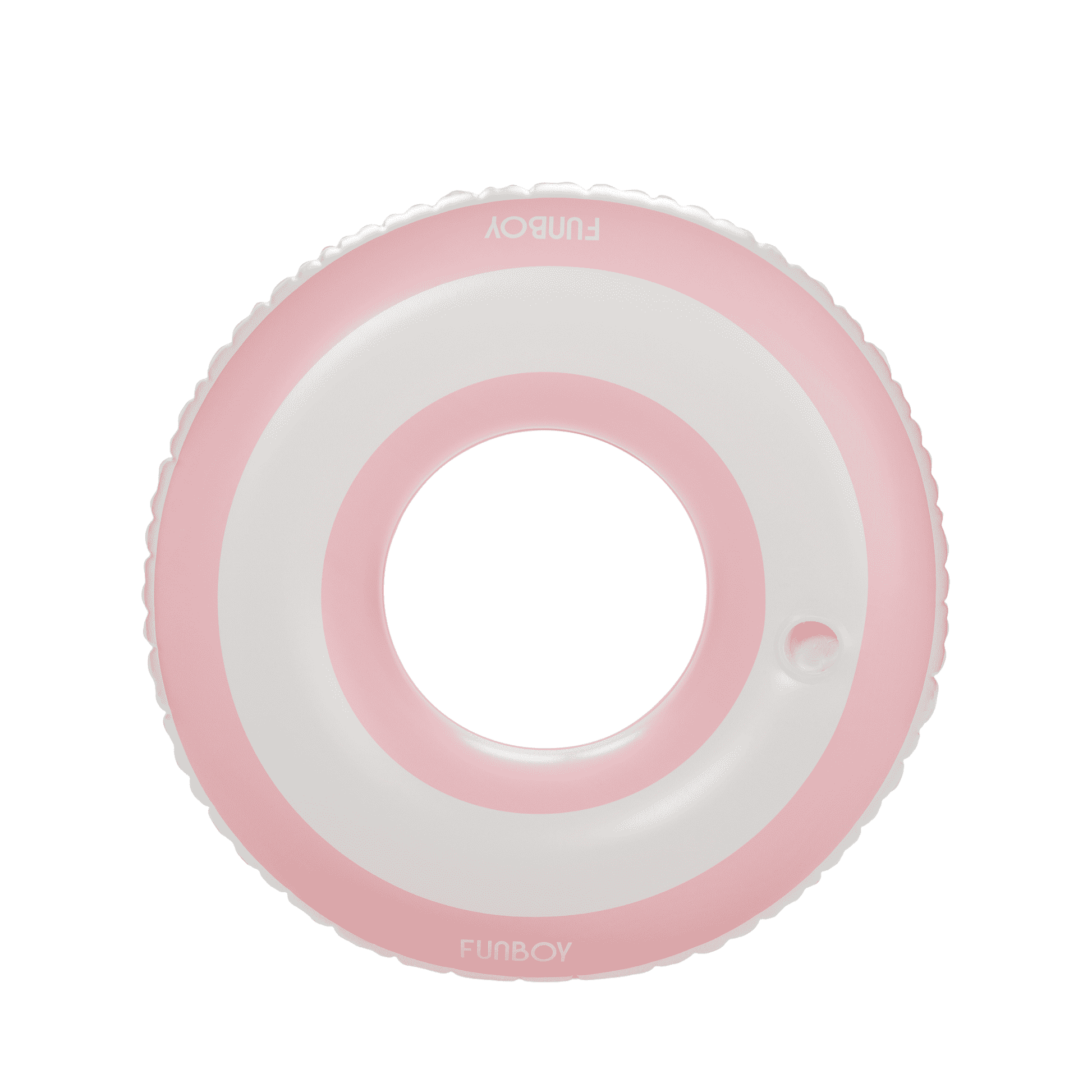 Funboy Best Seller | Pool Tube Float: Pink & White, Striped