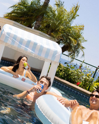 Funboy Exclusive | Blue & White Stripe Tube Pool Float