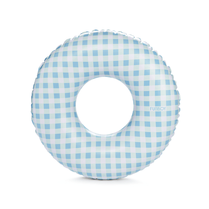 Funboy Signature | Blue Gingham Kids Tube Float