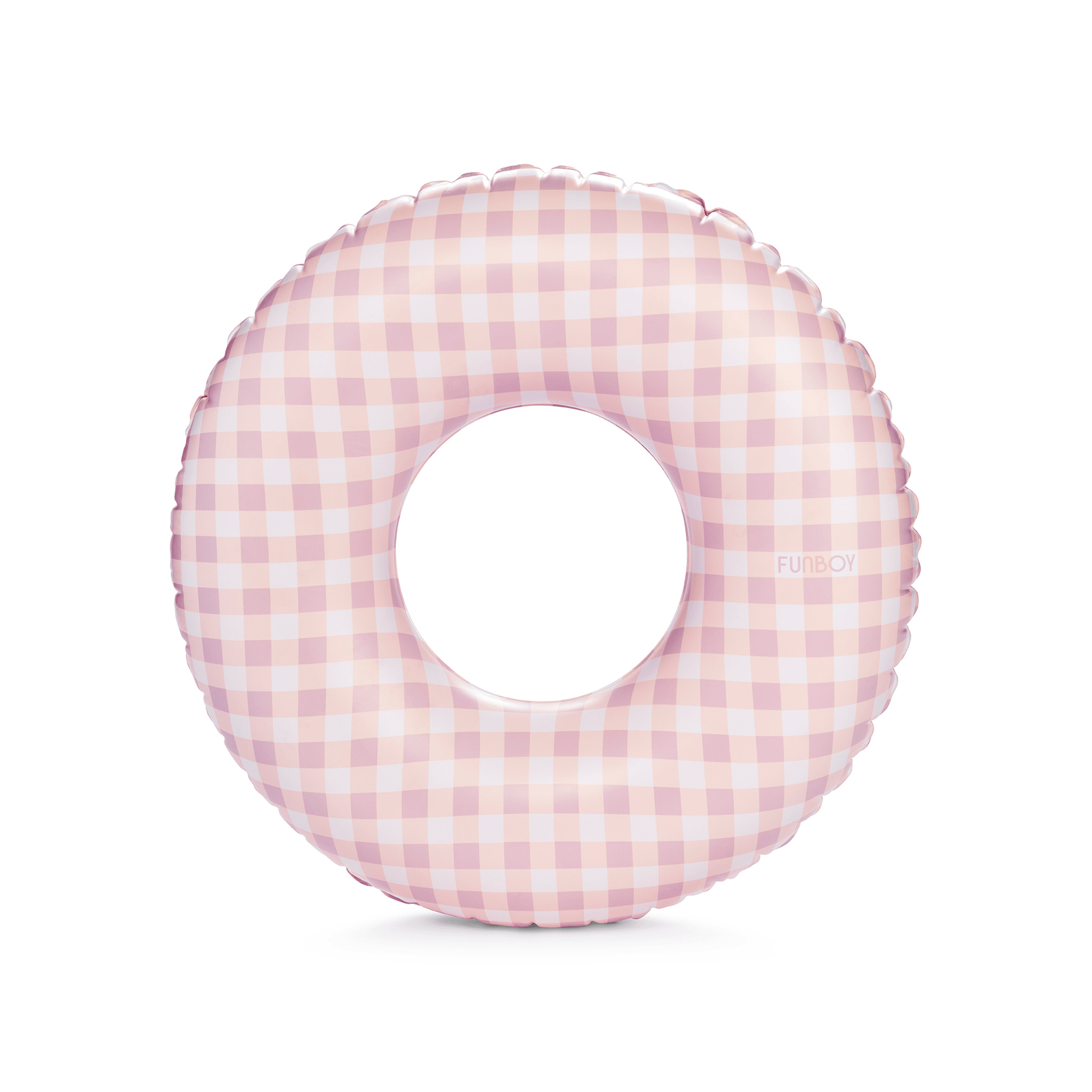 Funboy Essential | Pink Gingham Kids Tube Float