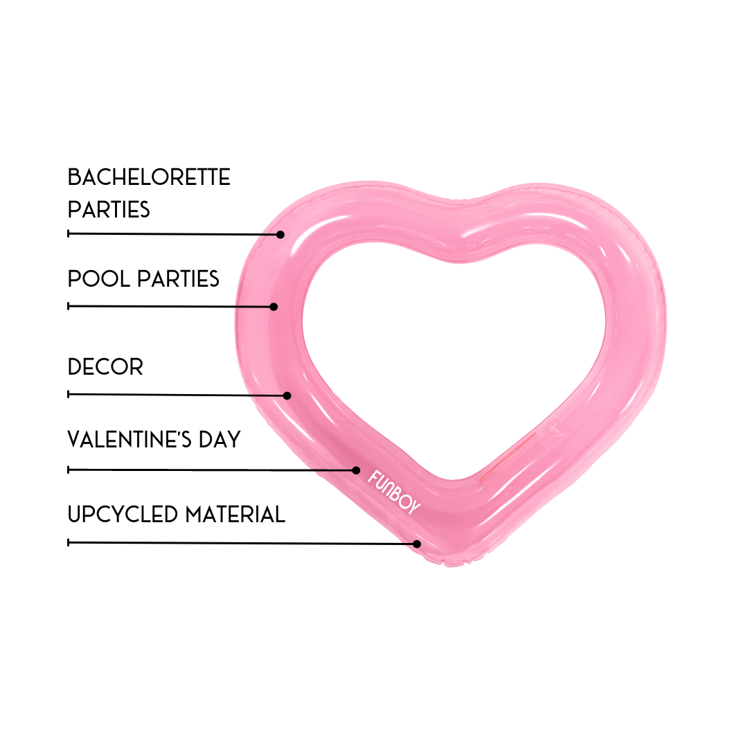 Funboy Featured | Heart Tube Float