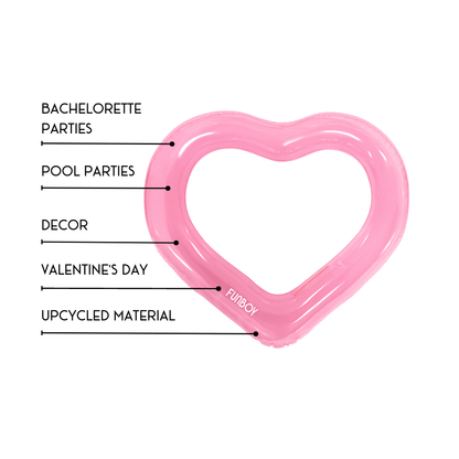 Funboy Featured | Heart Tube Float