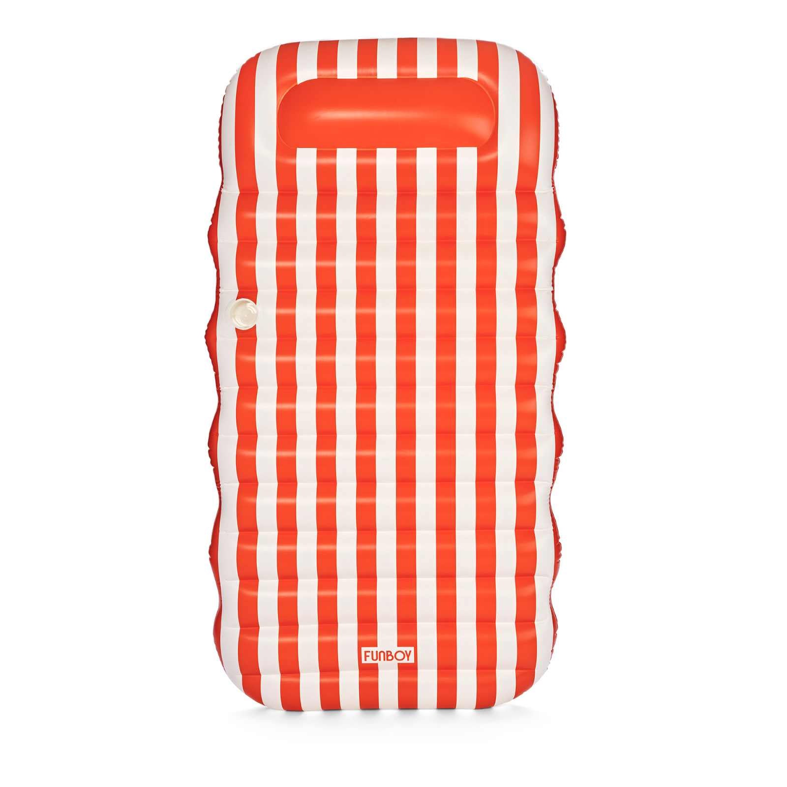 Funboy Recommended | Flat Lounger Orange Stripe
