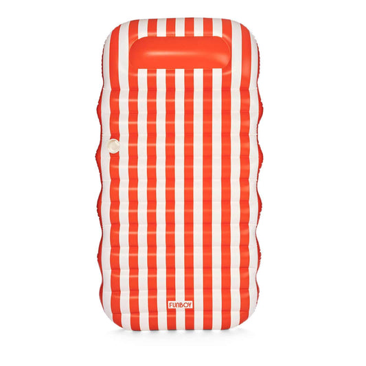 Funboy Recommended | Flat Lounger Orange Stripe